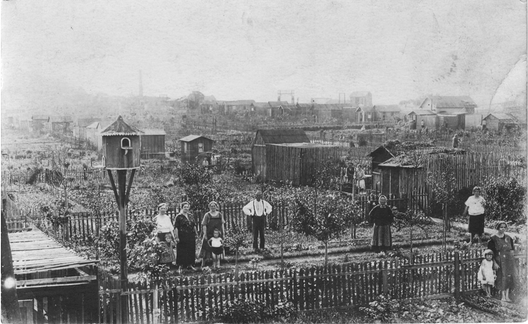 Zahradní kolonie Na Červené skále v roce 1923